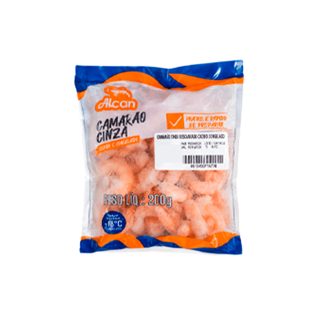 Camarão Sem Cabeça Cozido Cog 91 110 Alcan 200G
