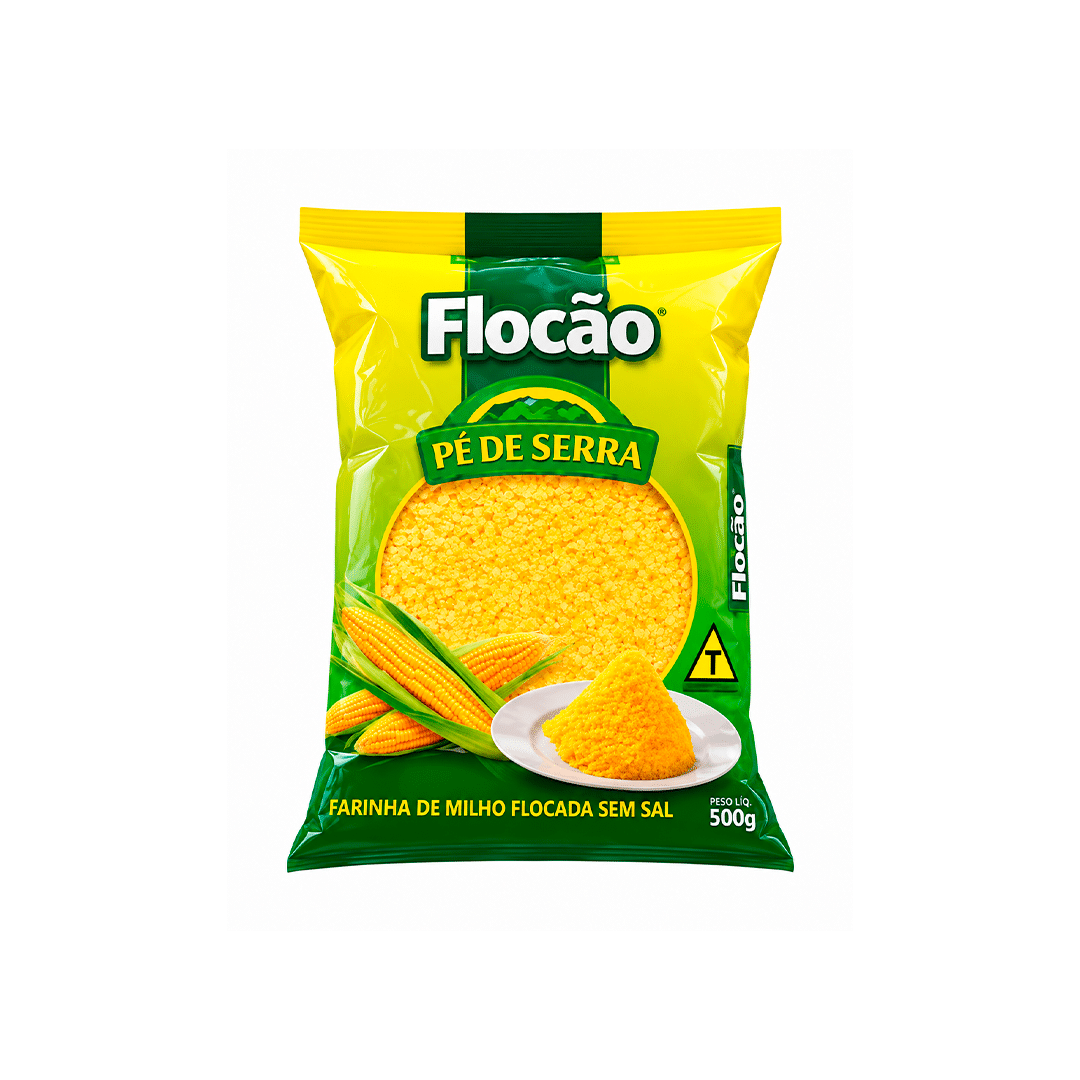 FARIN DE MILHO FLOCADA PE DE SERRA 500G